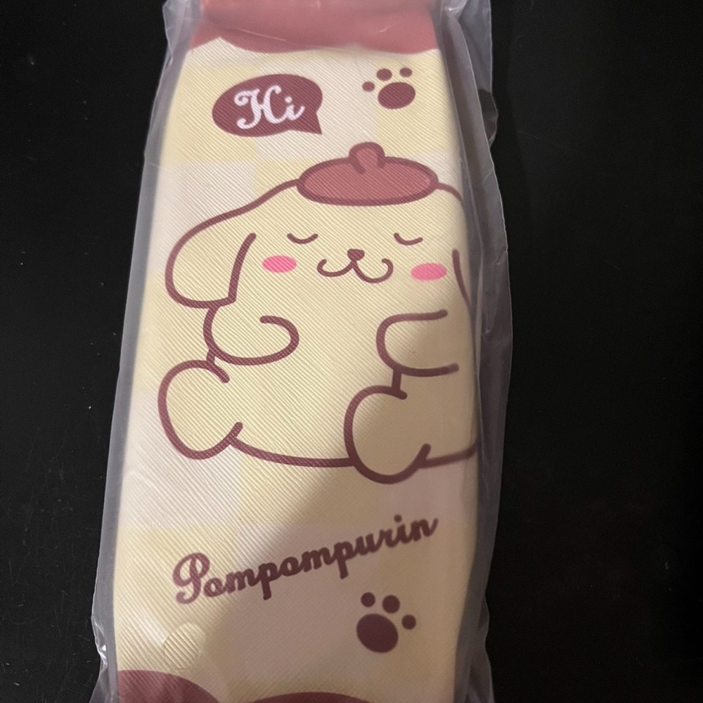 Brand new Sanrio Pompompurin Yellow and Brown Pencil Case